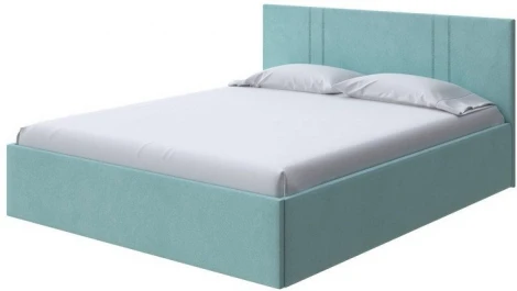 PROxSON Кровать Helix Plus (Ткань: Велюр Monopoly Мятный лёд (670)) 90x200