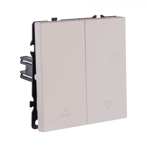 Механизм управления жалюзи 2-клавишный кашемир матовый Kollinger Eclipse EC-013CM