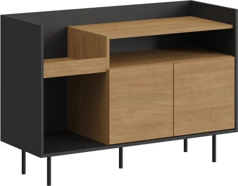 Тумба для винилового проигрывателя Look ОГОГО (арт.850300), (ЛДСП/Черный)