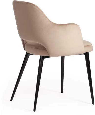 Кресло VALKYRIA (mod. 711) / 2 шт. в упаковке Tetchair (Ткань,Металл/Бежевый,Черный) арт.24547