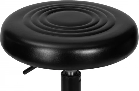 Табурет мастера DOBRIN BILLY BLACK (чёрный) 3051_BlackBase-LM BLACK, цвет сиденья чёрный, основания чёрный