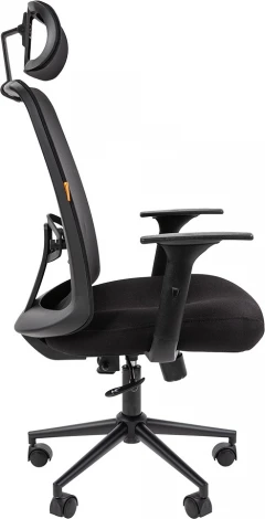 Компьютерное кресло CHAIRMAN 535 BLACK (Пластик,Ткань,Сетка/Черный)