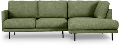 Диван Ricadi угловой ОГОГО (арт.727516), (Ткань,Рогожка/Зеленый)