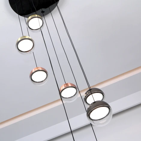 Потолочная люстра Favourite Luna 4371-9P (LED, 220V, на проводе)