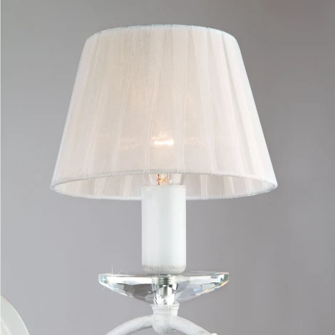 Бра Eurosvet Эстель 10058/2 белый с золотом/прозрачный хрусталь Strotskis