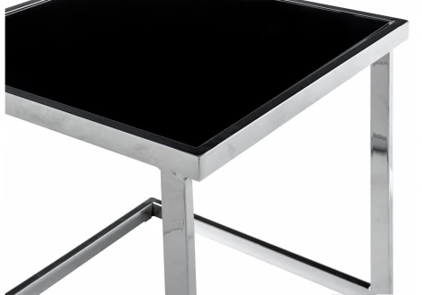 Журнальный стол Woodville Deco SQ черный 11726