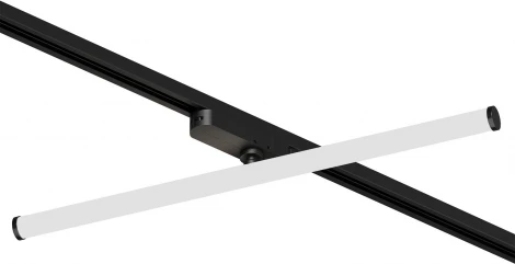 Трековый светильник однофазный 220V Denkirs Strom DK6648-BK (LED)