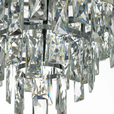 Подвесная люстра Citilux Sagrada CL317261 (220V, хрусталь, на цепи)