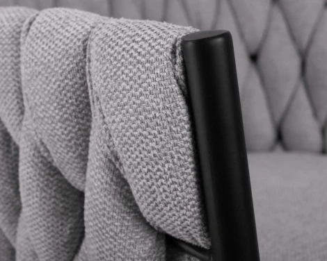 Набор 2 шт стул барный DOBRIN LEON (серая ткань (LAR 275-17))