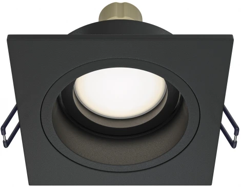 Встраиваемый светильник Atom GU10 1x50Вт Maytoni Technical DL026-2-01B (220V)