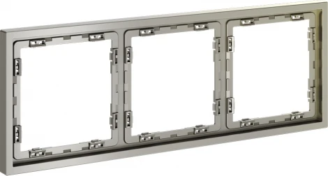 Рамка на 3 поста (шелк) Voltum S70 VLS100304