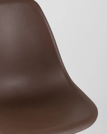 Стул Eames Style DSW коричневый (разборный каркас) Stool Group арт.УТ000037592