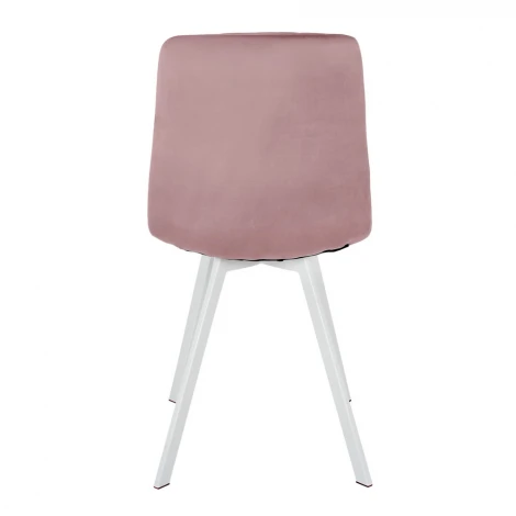 Стул Easy серый с ножками под дерево