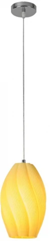 Подвесной светильник Lumion Tide 8291/1A хром/кремовый, металл/стекло E27 1*60W 220V (на проводе)