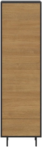 Шкаф 1-дверный Look ОГОГО (арт.843402), (ЛДСП/Черный)