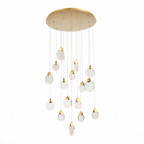 Подвесной светильник ST Luce Montecelio SL6104.203.16 (LED, 220V, хрусталь, на проводе)