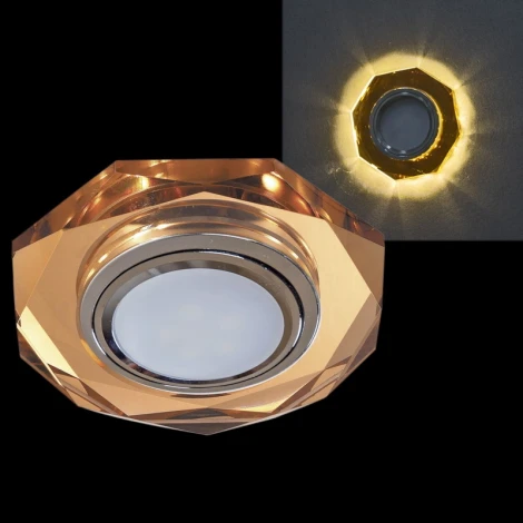 Встраиваемый точечный светильник Reluce 16302-9.0-001LF MR16+LED3W TEA (220V, круглые)