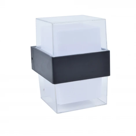 Настенный уличный светильник 4000K Uniel ULU-P26B-2x5W/4000K IP65 BLACK