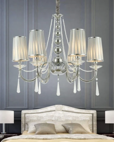 Подвесная люстра Lumina Deco Fabione LDP 1200-6 CHR
