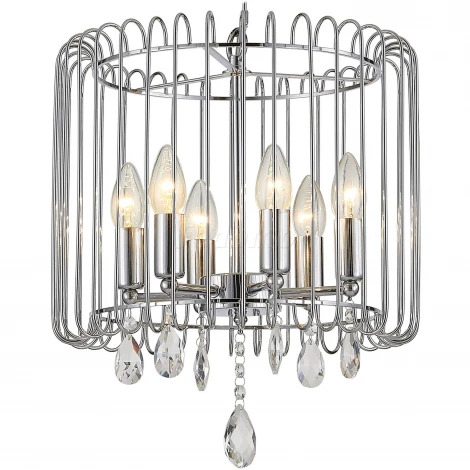 Подвесная люстра Citilux Джина CL462161 (220V, на цепи, подсвечник, свеча)