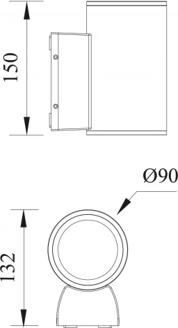 Настенный светильник светодиодный IP65 Natural Concepts Dwell NC-803072-DG (220V, круглые)