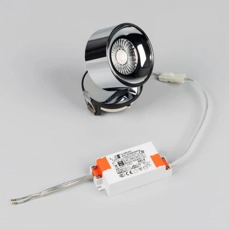 Встраиваемый точечный светильник SP-PLURIO-BUILT-R77-9W Warm3000 (BK-CHR, 36 deg, 230V) (Arlight, IP20 Металл) 037999 (LED)