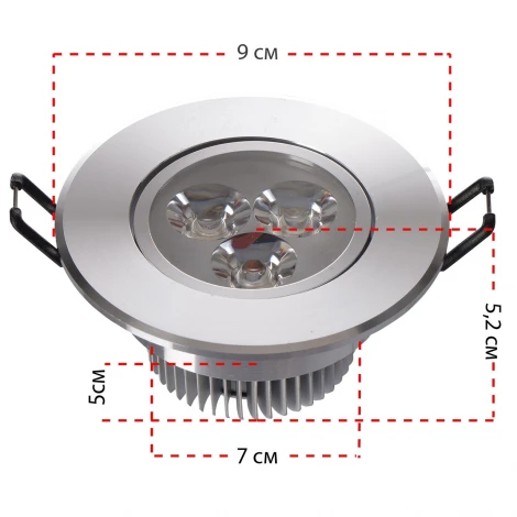 Встраиваемый точечный светильник MW-Light Круз 637012703