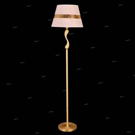 Торшер Natali Kovaltseva, 1 плафон, золото с белым