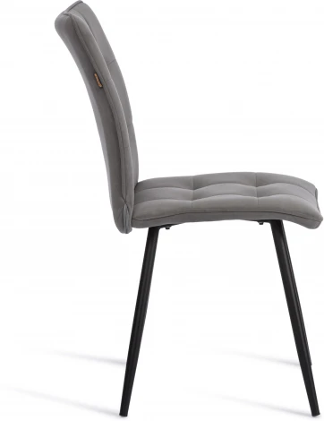 Стул обеденный Bari Tetchair (Флок/Серый,Черный) арт.24644