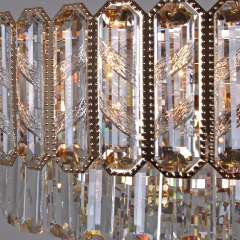 Подвесная люстра хрустальная Reluce 07070-0.4-500 FGD (220V, на цепи)