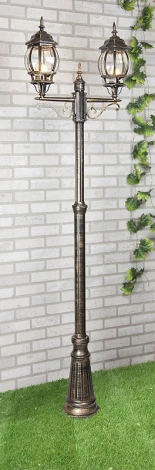 Наземный фонарь Elektrostandard Farola NLG99HL004 черное золото