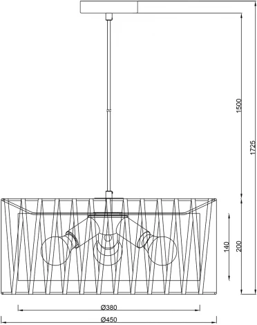 Подвесной светильник Escada ZAMBEZE 10181/3S