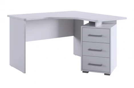 Лайт-2 Стол компьютерный 1200 угловой Mebelson (ЛДСП/Белый) арт.SKL2.2N02.1477