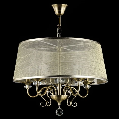 Подвесная люстра Freya Driana FR2405-PL-05C-BZ (220V, подвески, на цепи)