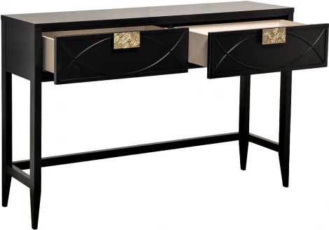 Консольный стол Garda Decor 151SV-00003 (Черный/Черный)