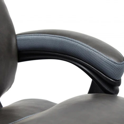 Кресло DUKE (Искусственная кожа,Ткань/Черный,Серый) Tetchair арт.14126