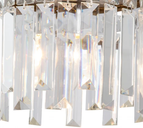 Подвесной светильник Indigo LACRIMA V000363 (220V, хрусталь, на тросе)