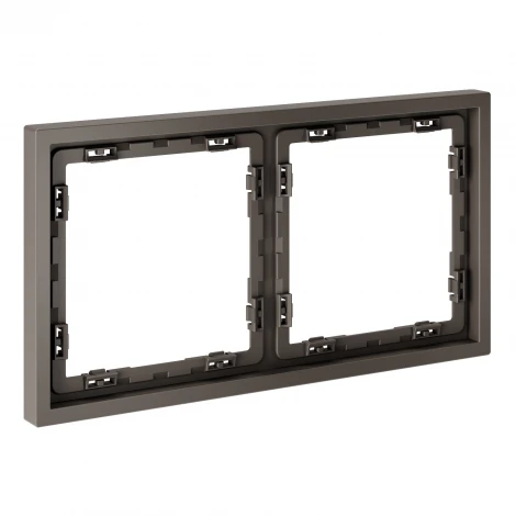 Рамка пластиковая на 2 пост (капучино) Voltum S70 VLS100214