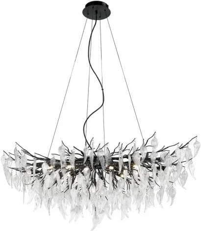 Подвесная люстра Wertmark Daniela WE182.15.043 (220V, на тросе, листья, ветки)