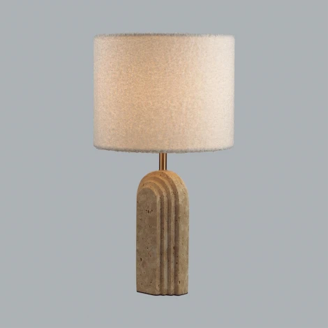 Настльная лампа Odeon Light Ondulato 7172/1T бежевый/белый/ткань/металл IP20 E27 40W 220V