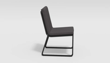 Обеденная группа Gardenini Malia (Алюминий,Ткань/Темно-серый,Антрацит) DMLA.010518.C2