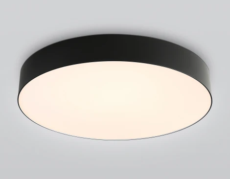 Потолочный светодиодный светильник с пультом управления Ambrella Orbital FZ1365 BK черный IP20 60W 3000-6500K