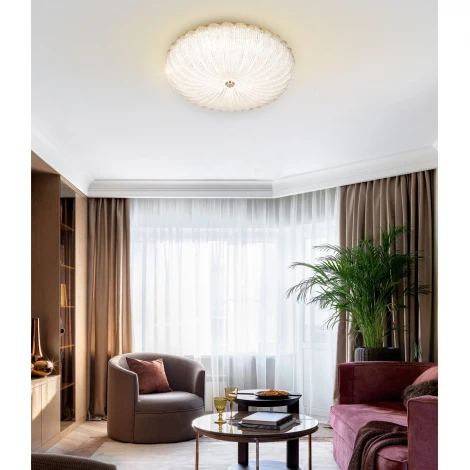 Потолочный светильник светодиодный с пультом с регулировкой цветовой температуры и яркости LED4U L1115-500 GD