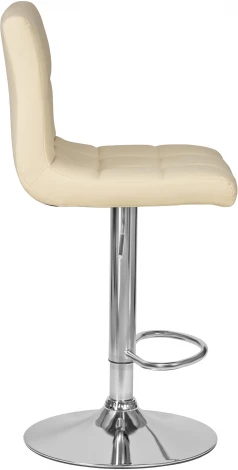 Стул барный DOBRIN CANDY (кремовый) 5006-LM CANDY, цвет сиденья кремовый, основания хром