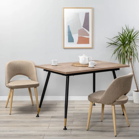 Стул R-Home Lars Браун/НДуб