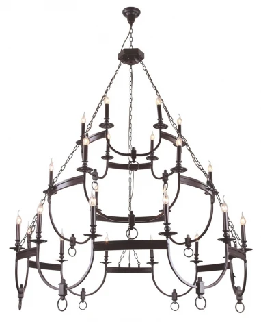 Подвесная люстра Crystal Lux Suerte BROWN SP12+6+6