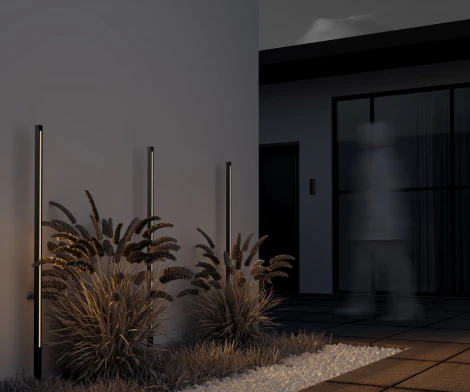 Наземный уличный грунтовый светильник Maytoni Pole O440FL-L18GF3K (LED, 220V, IP65)