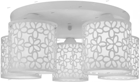 Потолочная люстра Arte Lamp Traforato A8349PL-5WH