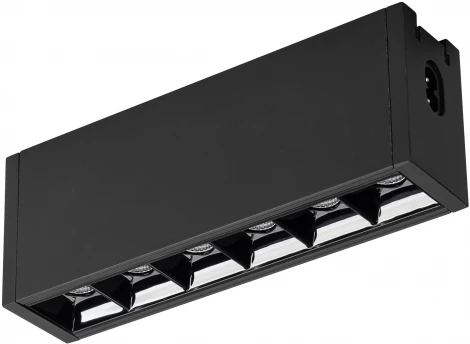 Линейный настенно-потолочный светильник LED CLIP-38-LASER-S171-6W Day4000 (BK, 36 deg, 24V) (Arlight, IP40 Металл) 028959