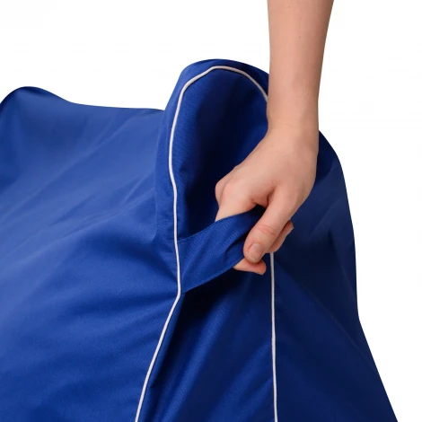 Бескаркасный диван Dreambag Модерн Синий (Экокожа, Классический) 4601021